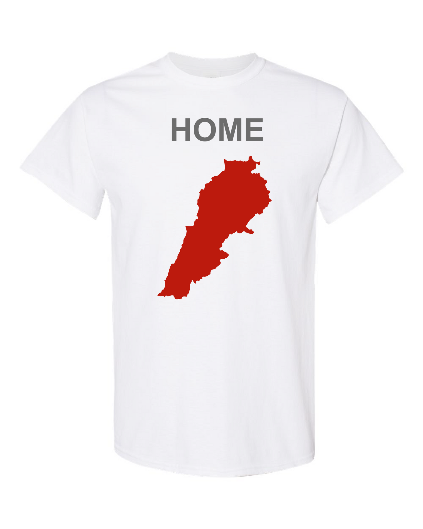 Lebanon My Home T-shirt White/Red